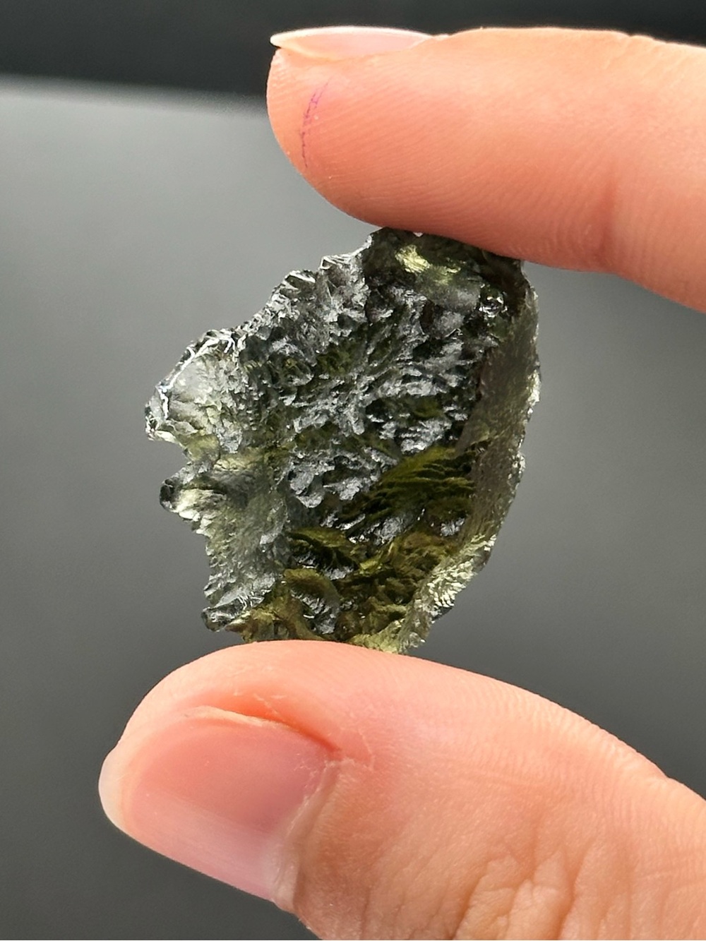 Moldavite Tektite from The Czech Republic 🌲☄️🌲 MTC2
